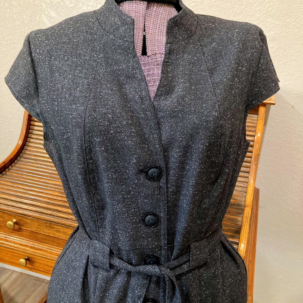 Connected Apparel gray dress Size 12